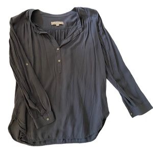 Blue Grey LOFT Blouse